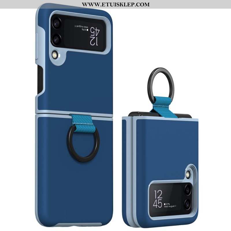 Etui do Samsung Galaxy Z Flip 3 5G Etui Folio Konstrukcja Pierścienia Podtrzymującego Gkk